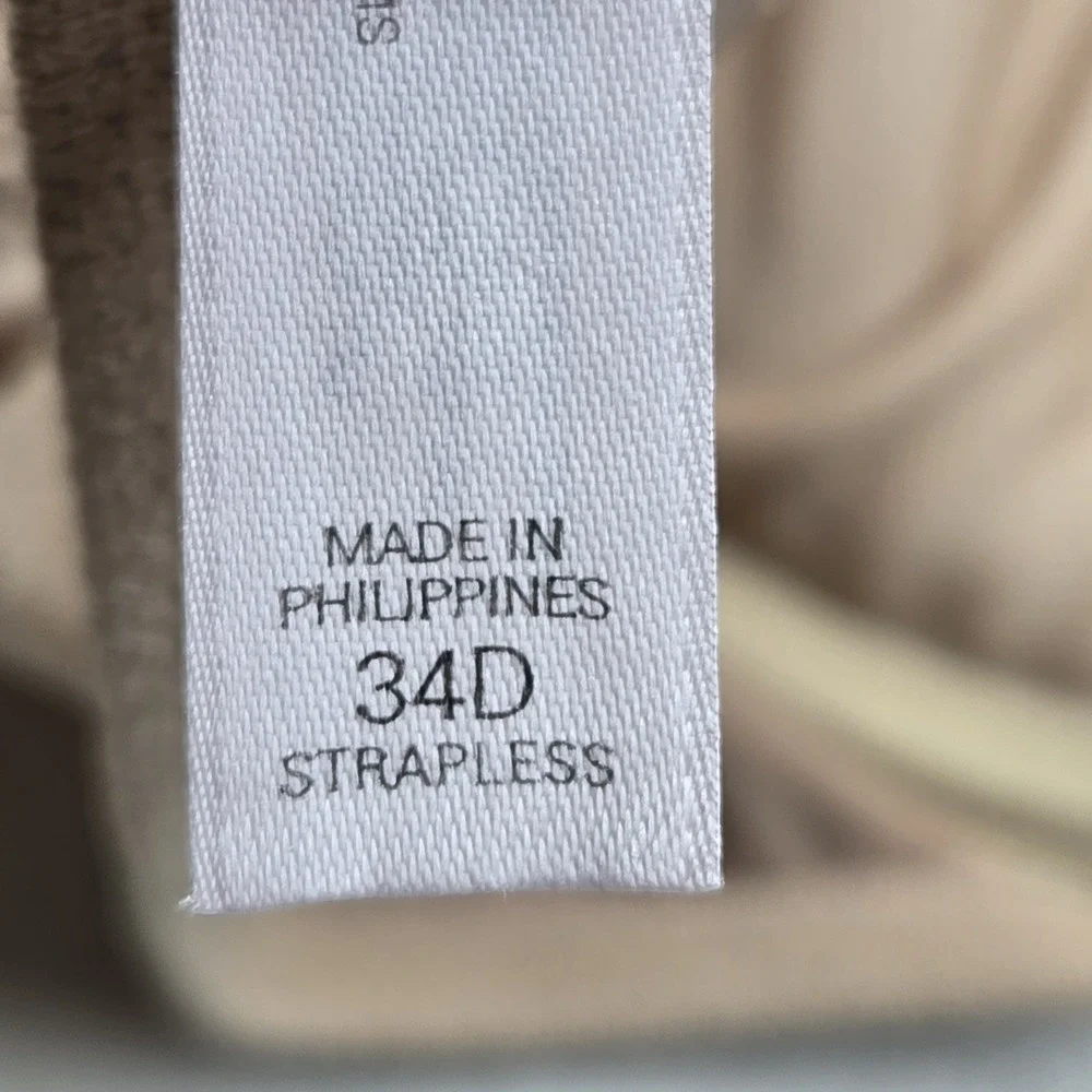 Very Sexy Victoria's Secret‎ Women Bra 34D Beige Strapless